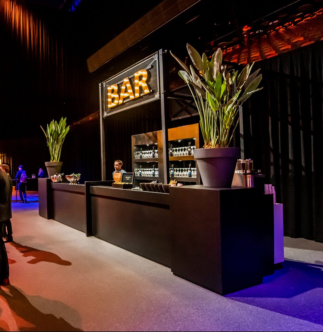 Bar Kaapstad met stelling hoog