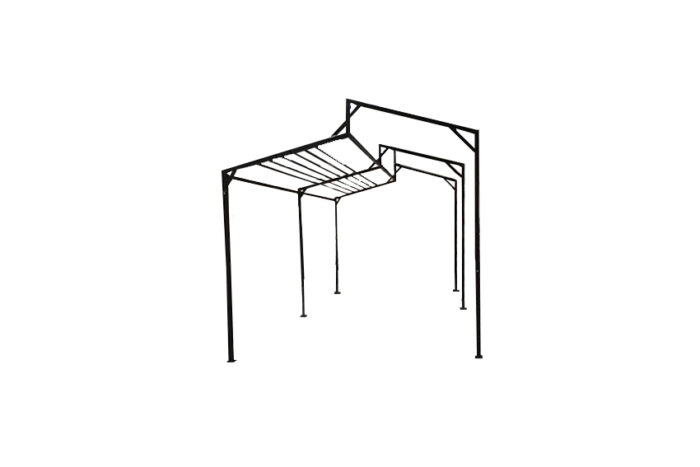 Brooklyn asymmetrisch huis L530xB300xH300 - Afbeelding 2