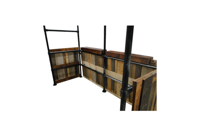 Berlin bar met zwarte buizen L280xB110xH216 (set) - Afbeelding 3