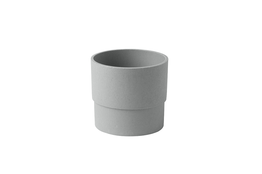 Bloempot XS | Steen grijs klein Ø9xH10