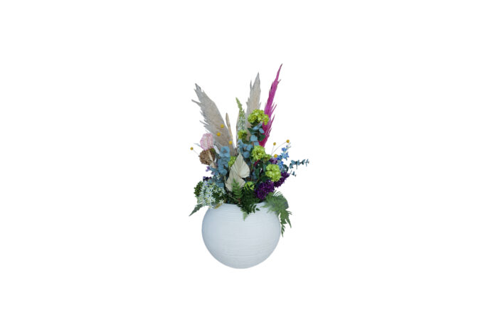 Bloemstuk kunstbloemen 'Lente' - Afbeelding 2