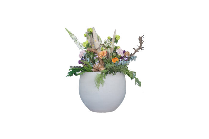 Bloemstuk kunstbloemen 'Lente' - Afbeelding 4