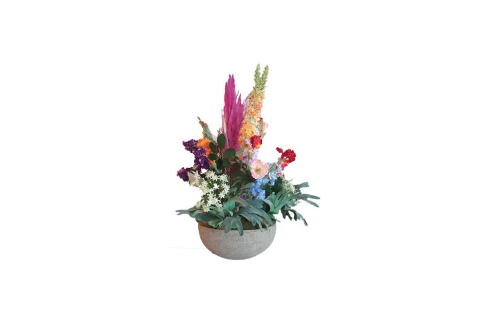 Bloemstuk kunstbloemen 'Lente'
