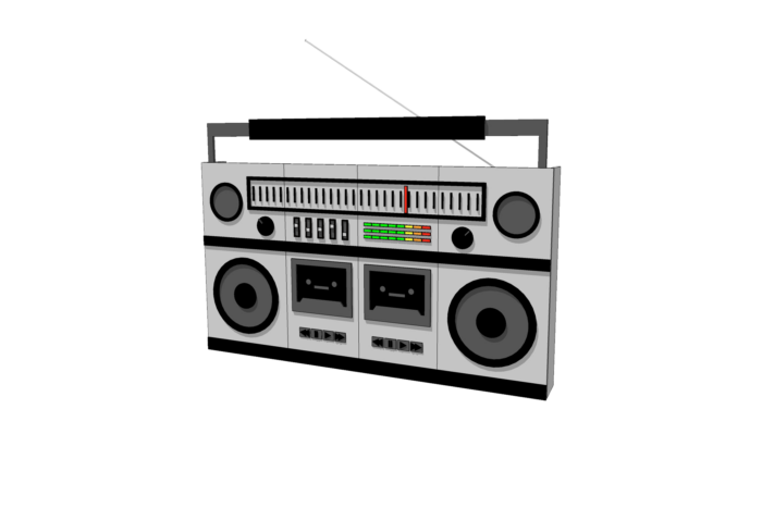 Boombox groot L540xB55xH400