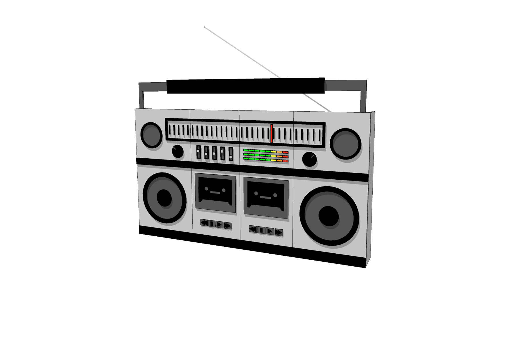 Boombox groot L540xB55xH400