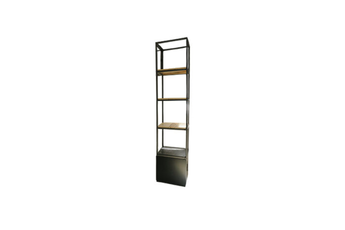 Brooklyn backbar staal staander laag zwart L52xB52xH249