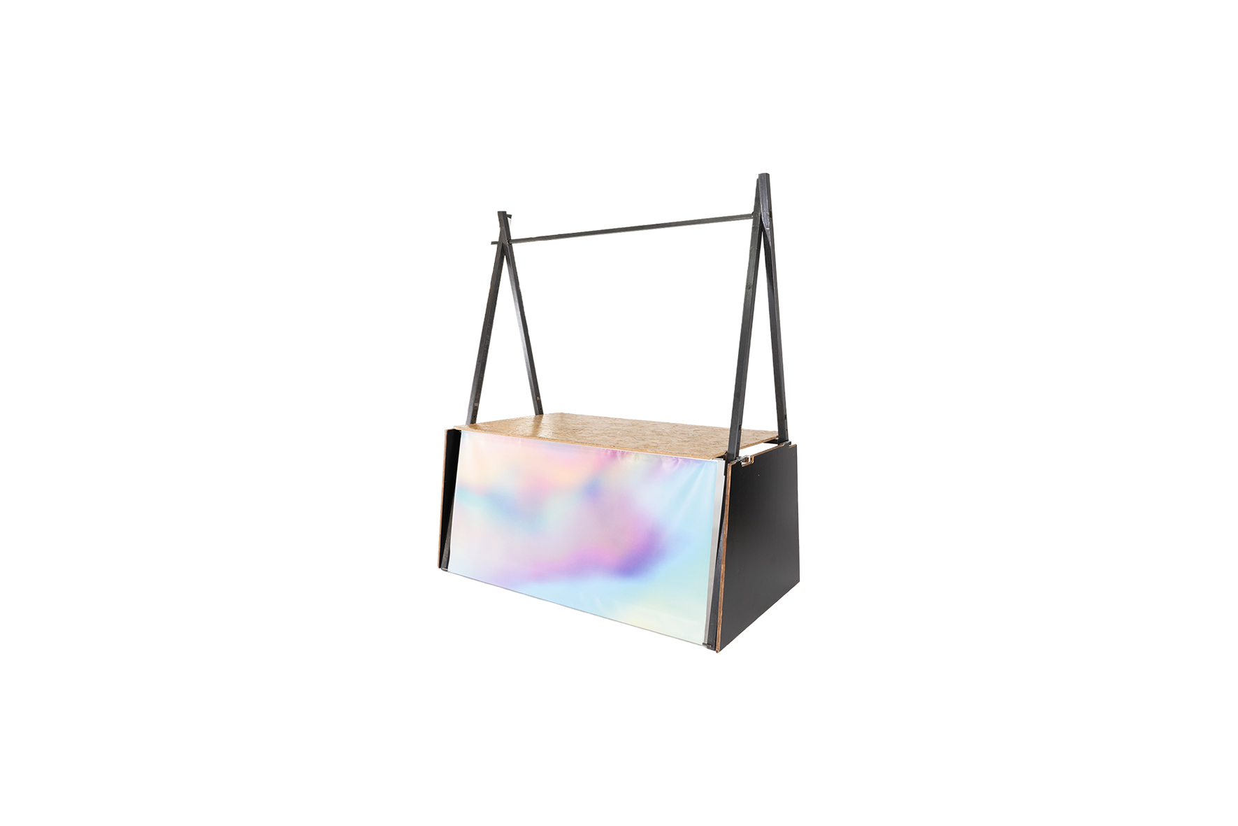 Brooklyn kraam A-frame OSB L180xB80xH230 (set)