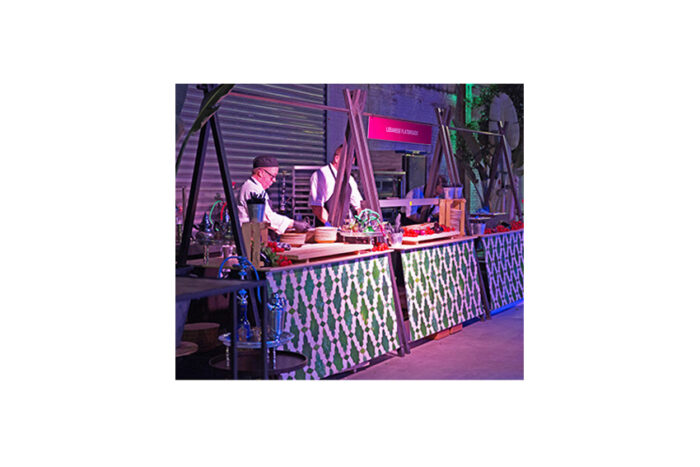 Brooklyn kraam A-frame OSB L180xB80xH230 (set) - Afbeelding 2