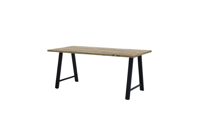 Brooklyn dinertafel naturel A-vorm poot - dun blad L240xB100xH76