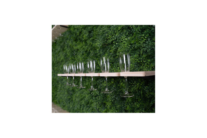 Champagne/cocktail wall L345xB50xH230 (set) - Afbeelding 3