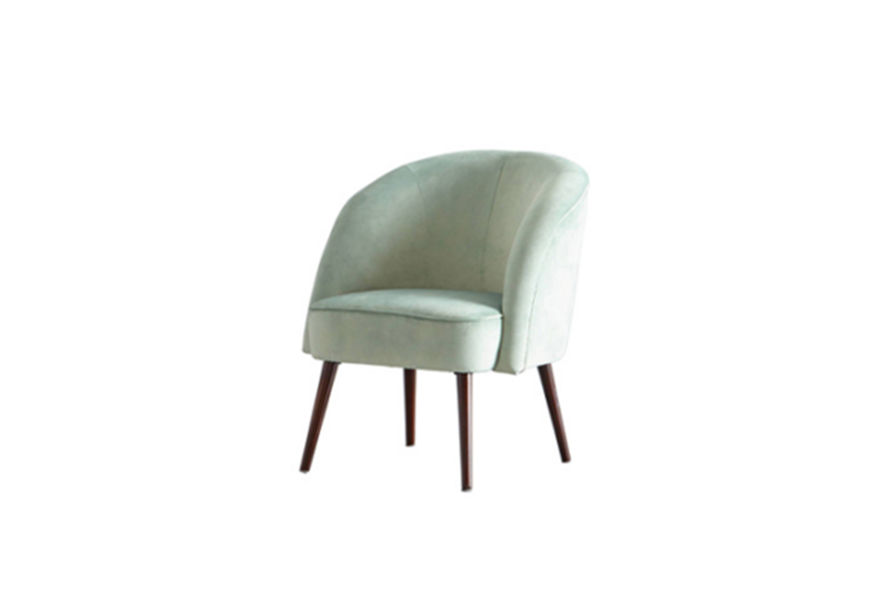 Cosmo Velvet fauteuil mint groen L69xB69xH85