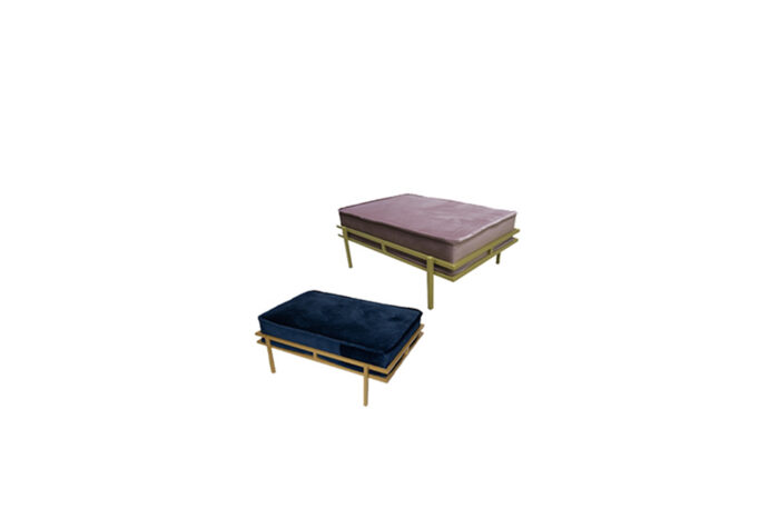Cosmo Velvet loungebank L120xB80 (diverse kleuren) - Afbeelding 2