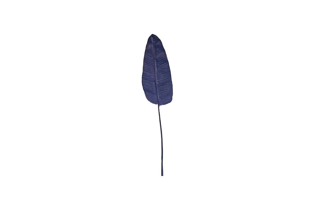 Kunstblad | Bananen blad donker blauw L200