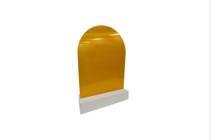 Decorpaneel oranje boog L100xH150 (set)