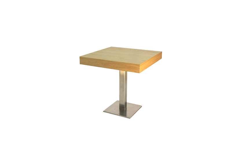 Eco Chique dinertafel RVS poot L80xB80xH78