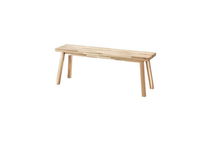 Eco Chique bankje hout L120xB34xH45