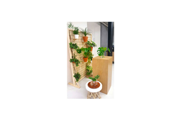 Eco Chique scheidingswand  L155xH200 excl. planten - Afbeelding 3