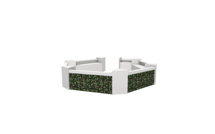 Kopenhagen bar hexagon L640xB590 - Afbeelding 4