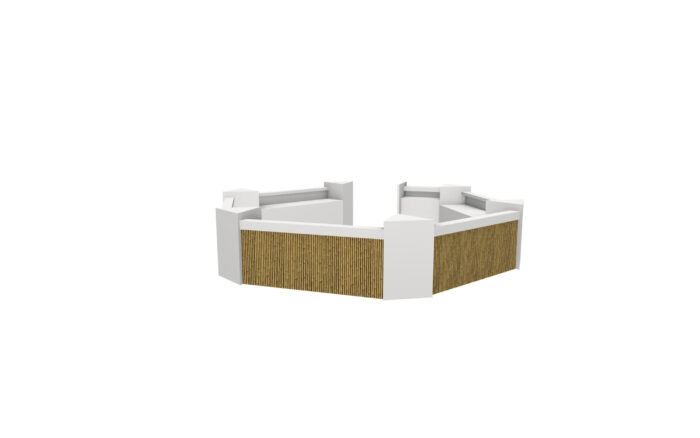 Kopenhagen bar hexagon L640xB590 - Afbeelding 3