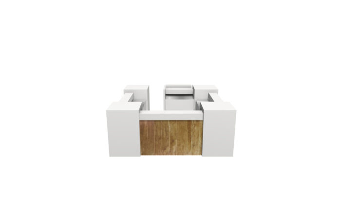 Kopenhagen eilandbar L320xB320 - Afbeelding 2