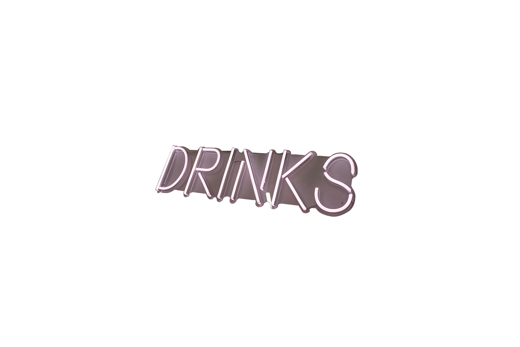 LED neon reclamebord ‘DRINKS’ RGB L97xB3xH27