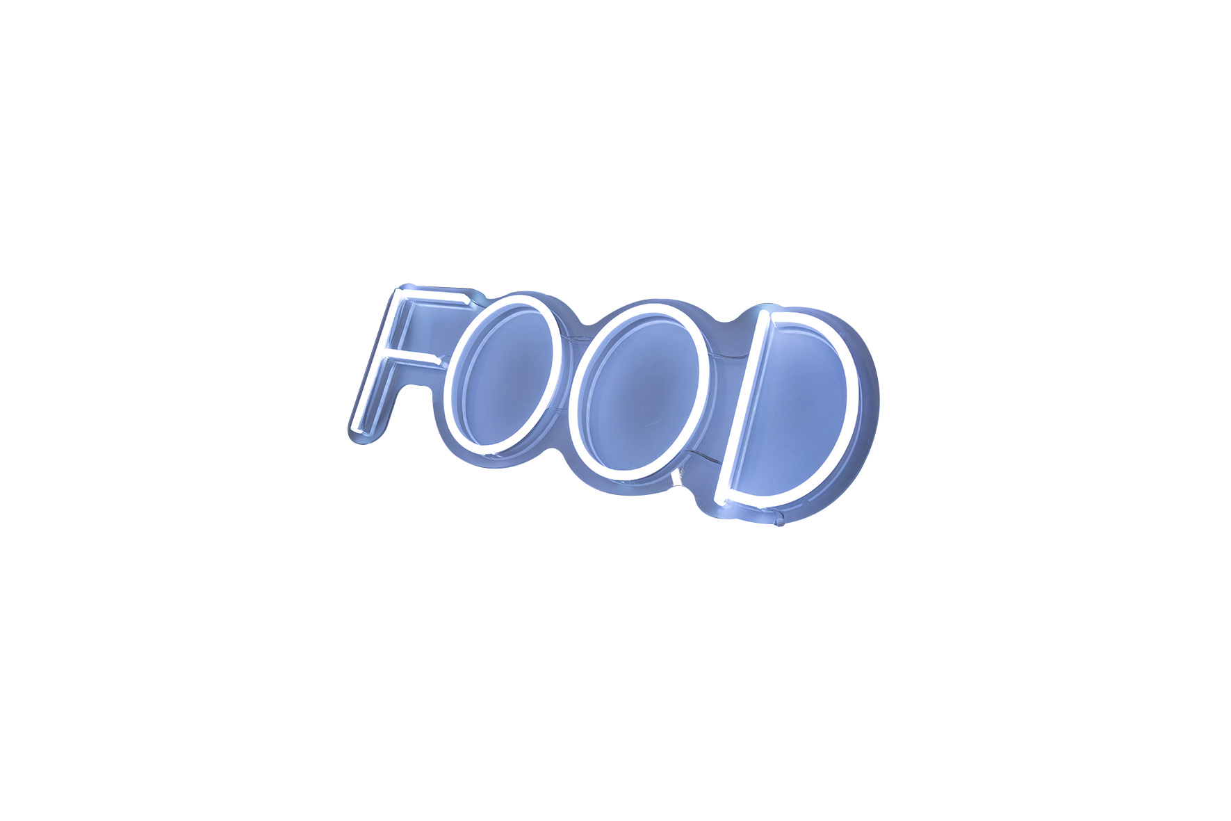 LED neon reclamebord ‘FOOD’ RGB L78xB3xH27