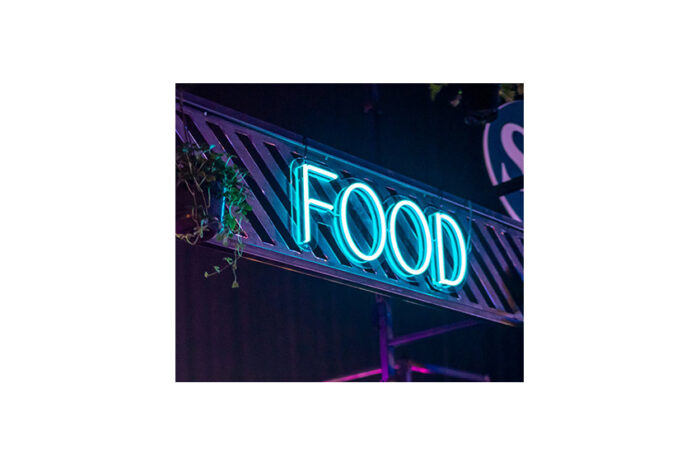 LED neon reclamebord 'FOOD' RGB L78xB3xH27 - Afbeelding 2