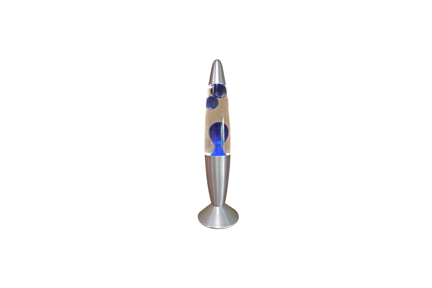 Lavalamp blauw Ø11xH34