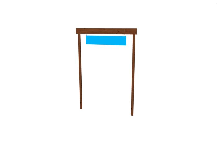 Wonderwood poort meeting room L220xH304 (set)