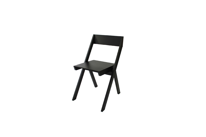 Urban stoel zwart L45xB45xH80