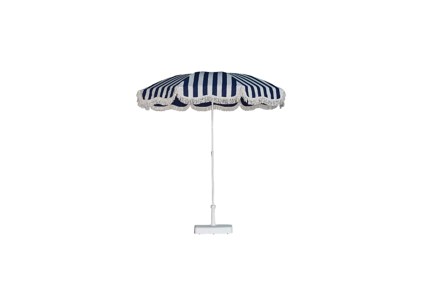 Parasol | Blauw/wit gestreept Ø200 (set)