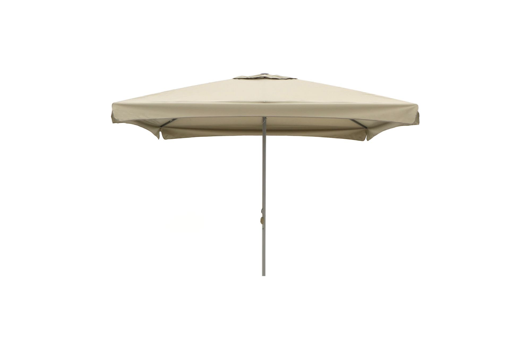 Parasol | Vierkant licht taupe L350xB350