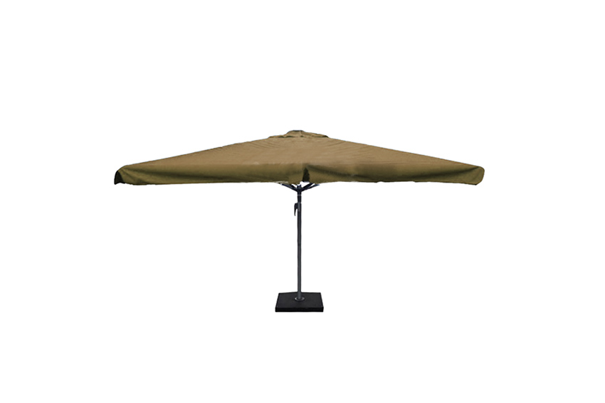 Parasol | Vierkant taupe L400xB400