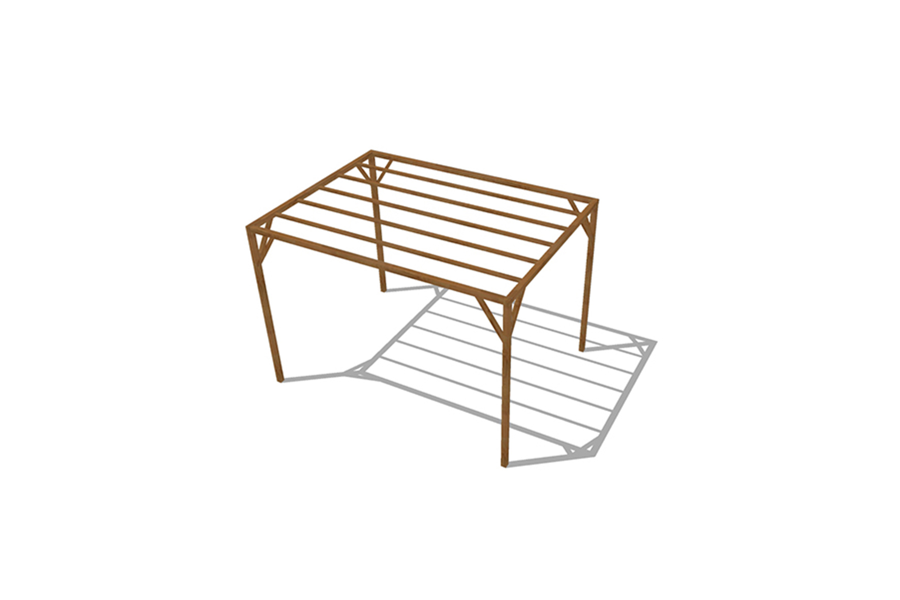 Pergola | E | Palissander L300xB400xH300 (set)