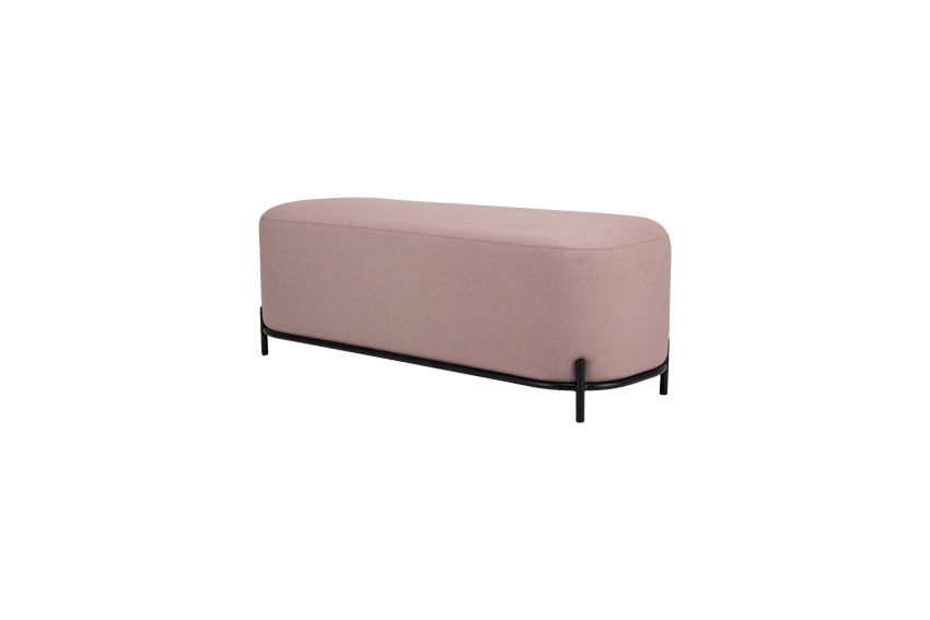 Urban hocker roze L120xB40xH45