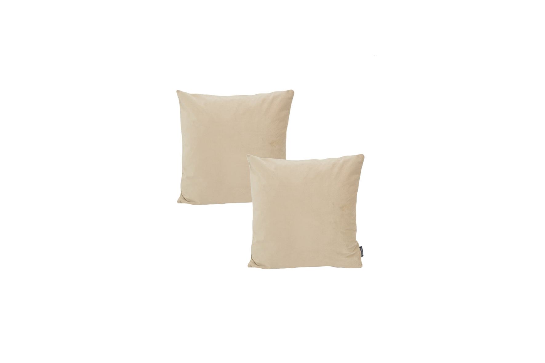 Sierkussen | Fluweel beige L45xB45