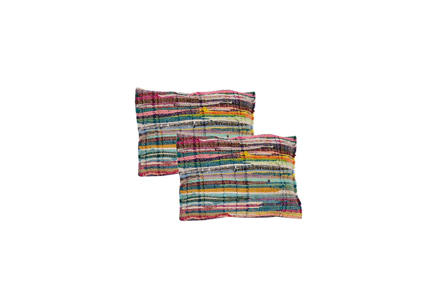 Sierkussen | Multicolor streep L45xB60