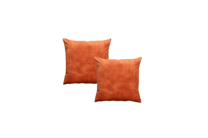 Sierkussen | Oranje velours L45xB50