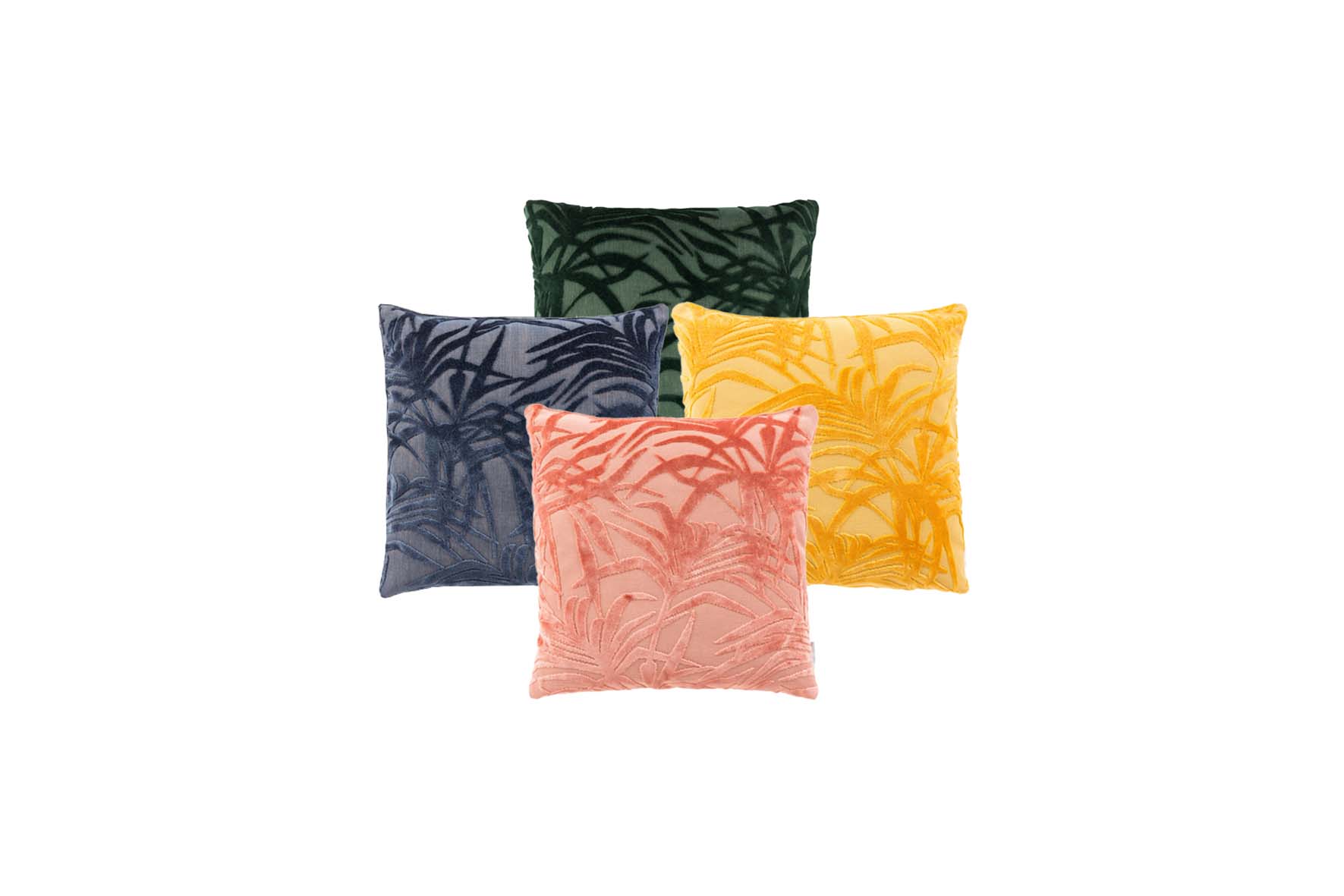 Sierkussen | Palm fluweel diverse kleuren L45xB45