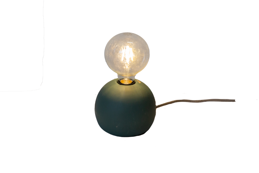 Tafellamp turquoise Ø12xH11