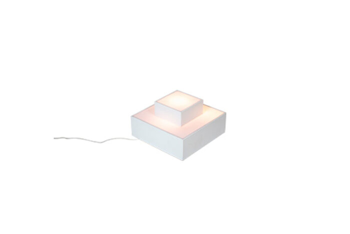 Kopenhagen trapezium 2-laags opaalplaat LED L40xB40