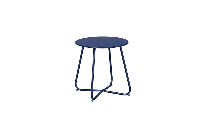 Urban bijzettafel donkerblauw Ø45xH45