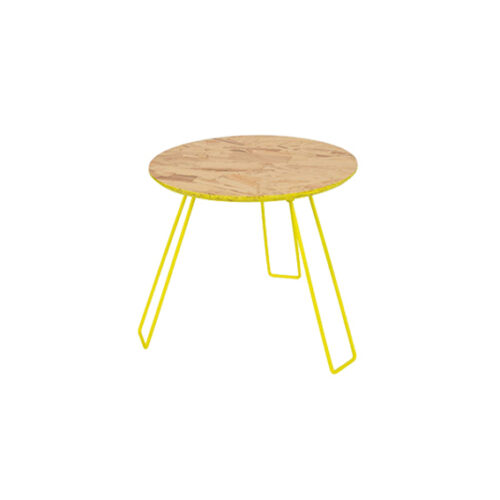 Urban bijzettafel geel Ø60xH40