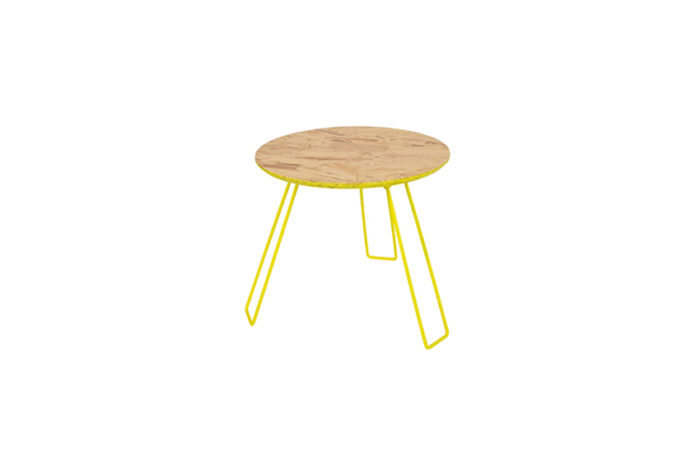 Urban bijzettafel geel Ø60xH40
