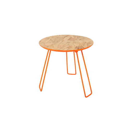 Urban bijzettafel oranje Ø40xH36