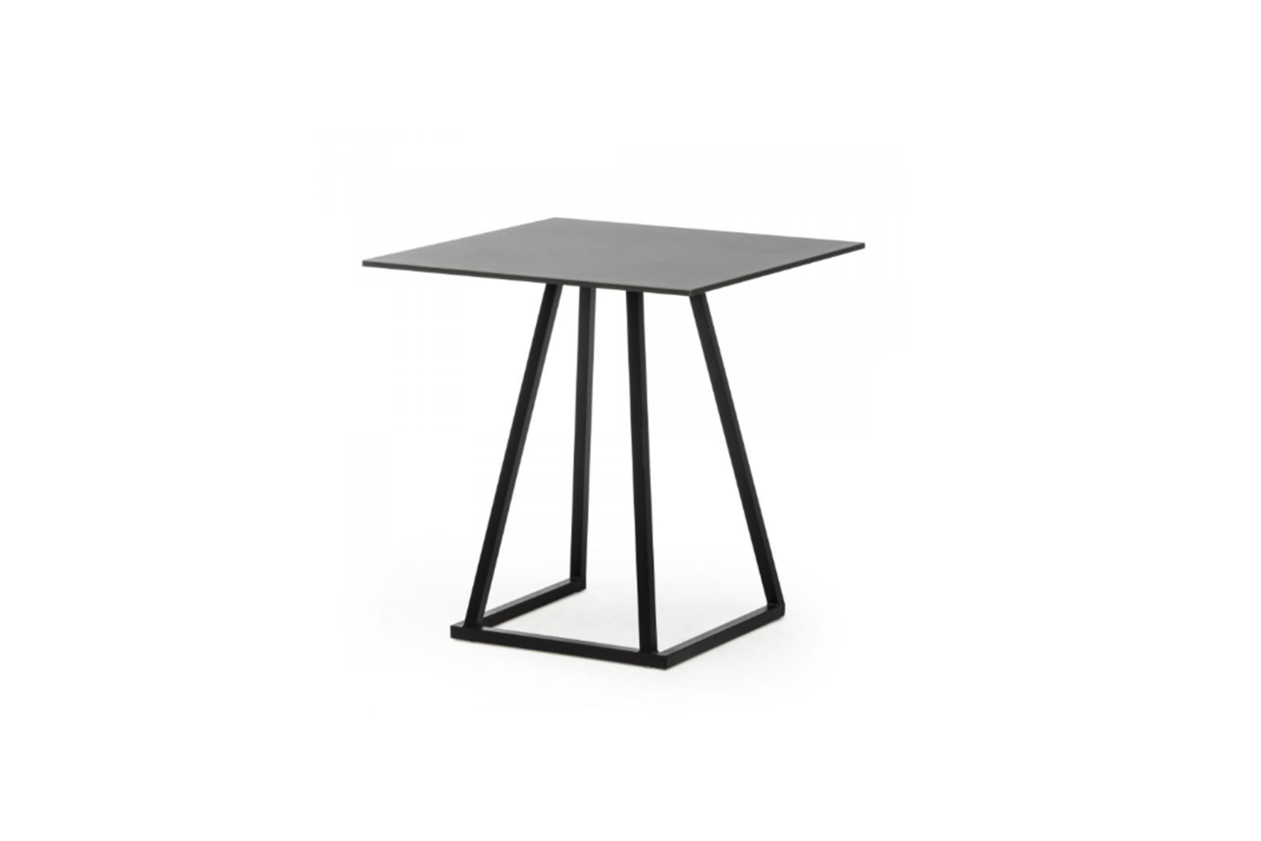 Urban dinertafel zwart L70xB70xH74