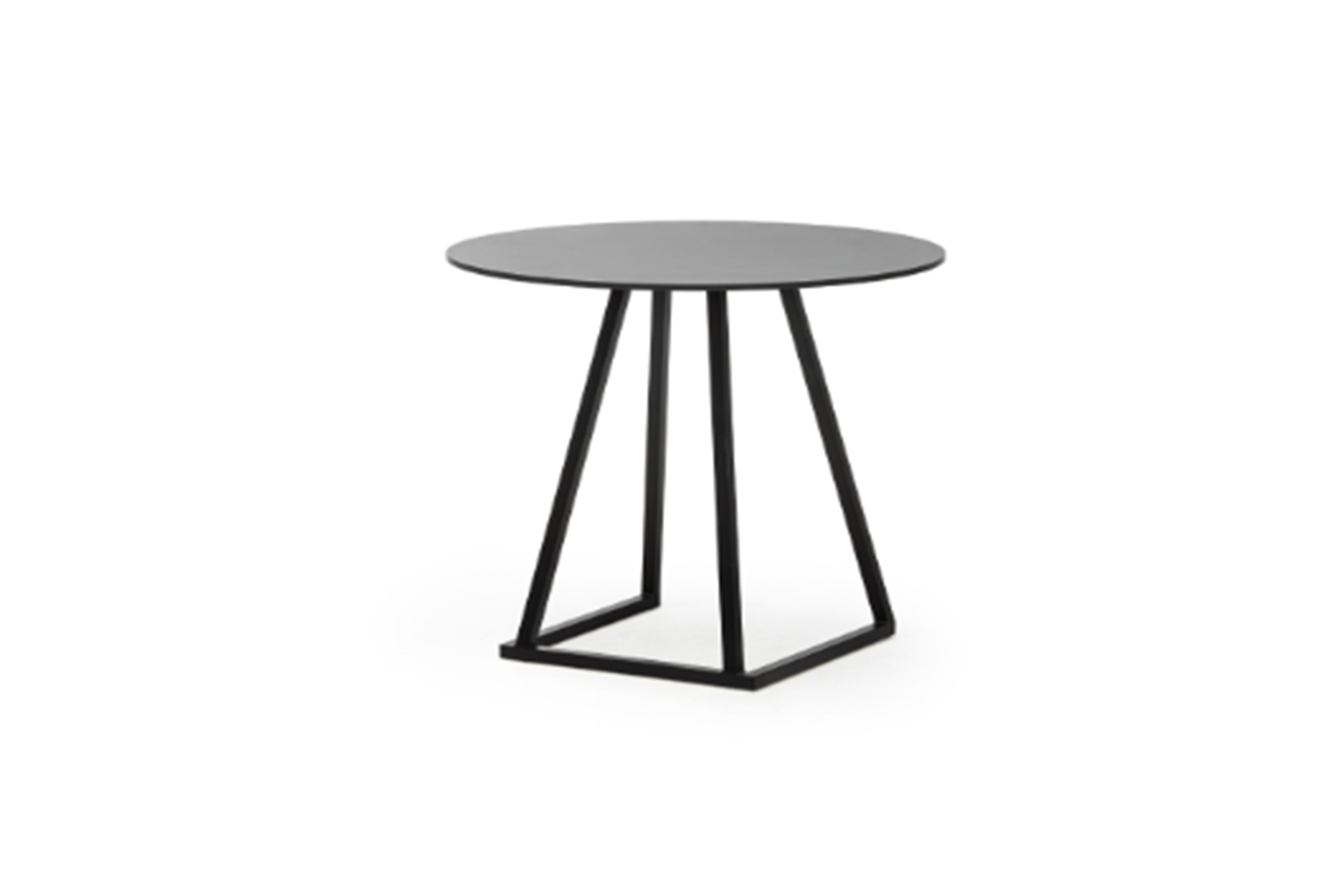 Urban dinertafel zwart Ø80xH74