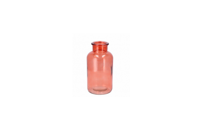 Vaas | Glas koraal melkbus Ø10xH20