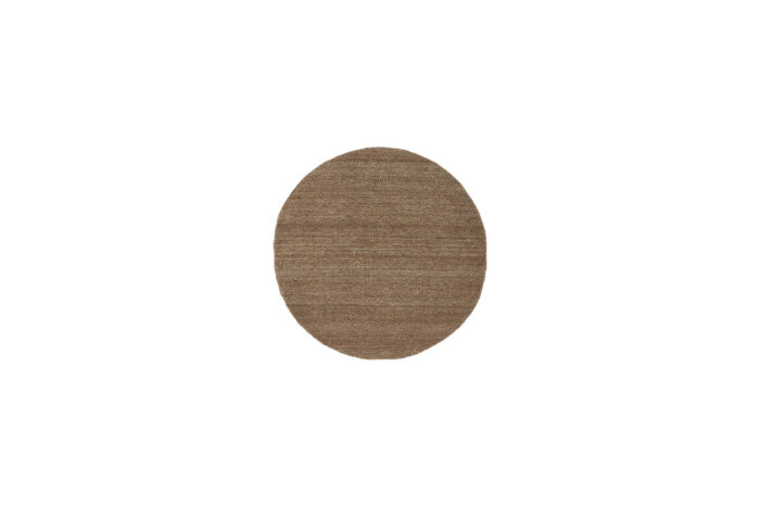 Vloerkleed rond M | Cognac Ø180