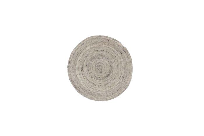 Vloerkleed rond S | Grijs Ø100